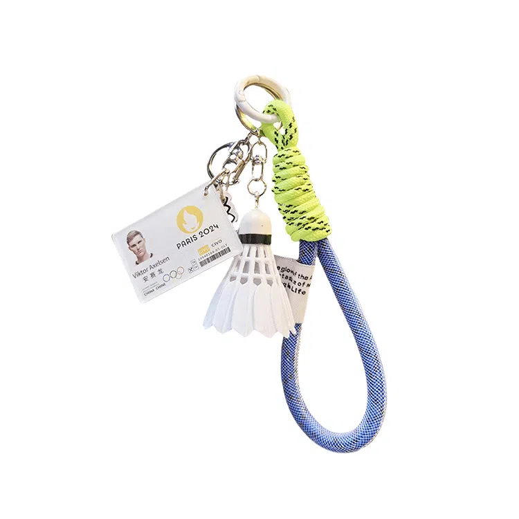 玄唐 志田千阳桃天贤斗安塞龙李梓嘉超级丹拿督奥运会赛卡羽球人钥匙扣包包挂件#好运 亚克力 配饰 男女同款情侣款