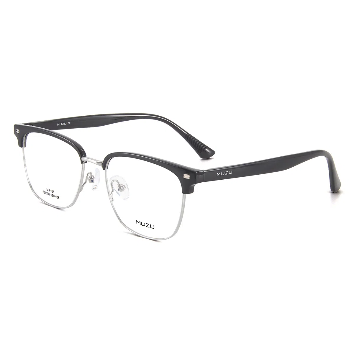MUZU Wenligong Semi-Rim Blue Light Glasses