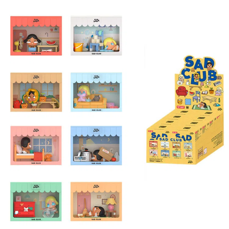 POP MART Crybaby Sad Club Series Blind Box