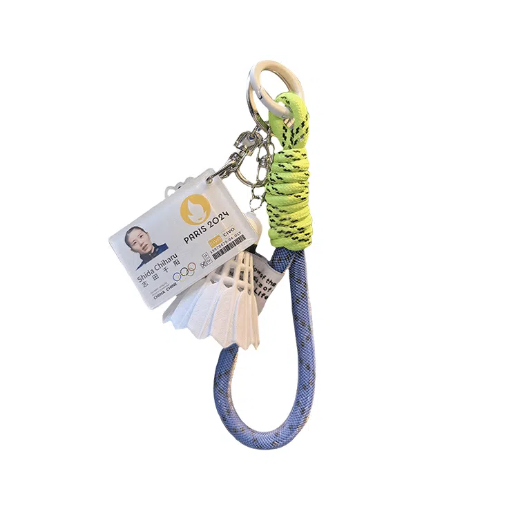 玄唐 志田千阳桃天贤斗安塞龙李梓嘉超级丹拿督奥运会赛卡羽球人钥匙扣包包挂件#好运 亚克力 配饰 男女同款情侣款