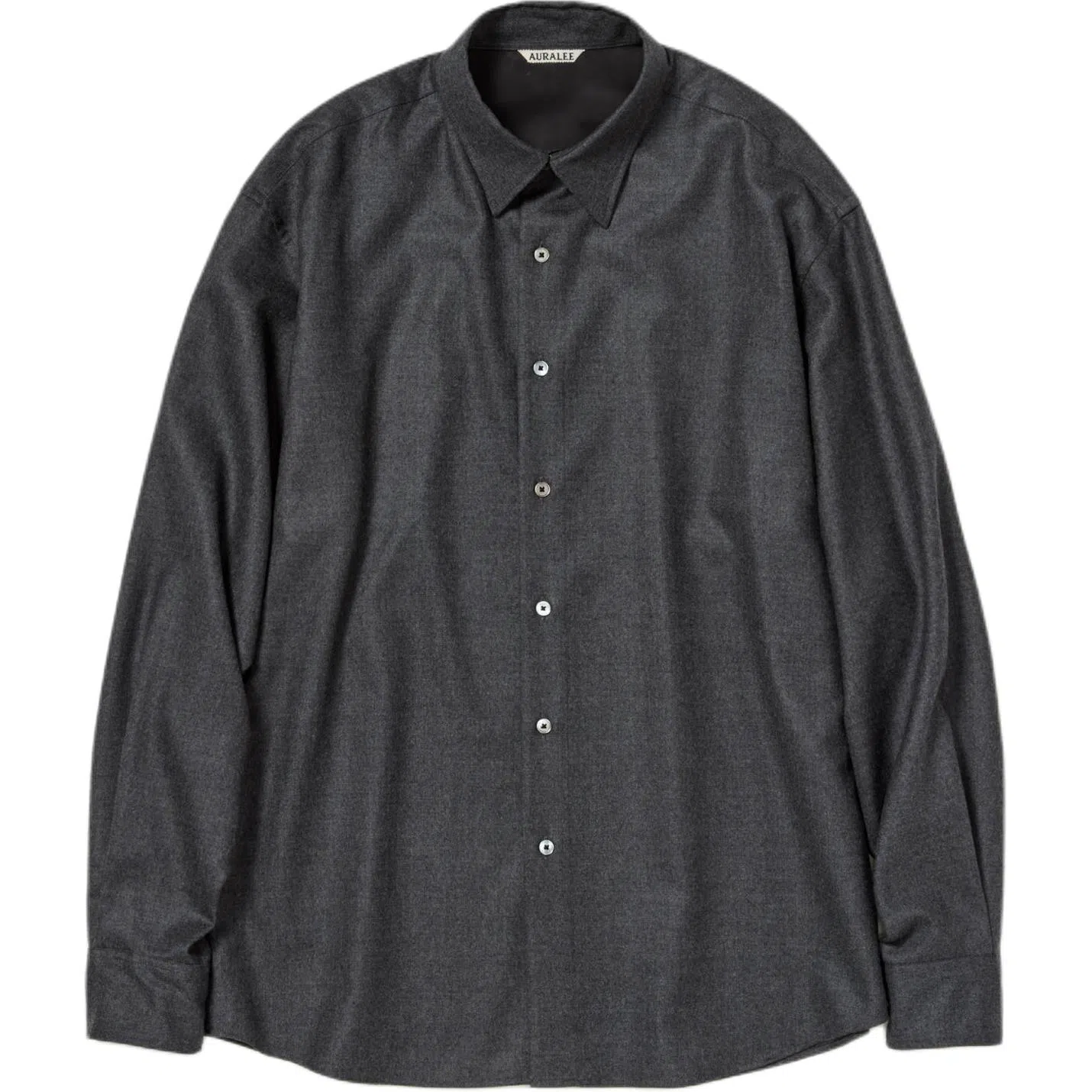 Auralee FW25 SUPER LIGHT WOOL SHIRT