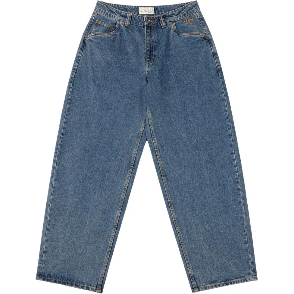 Dime MTL FW25 Loose Fit Washed Denim Pants