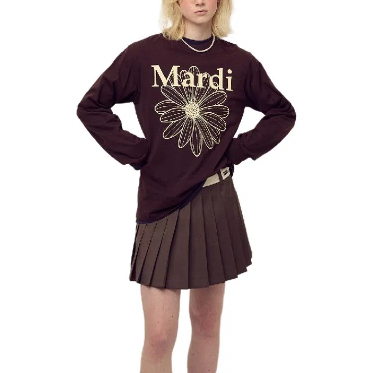 MARDI MERCREDI FW25TSHIRT LONG SLEEVE FLOWERMARDI T