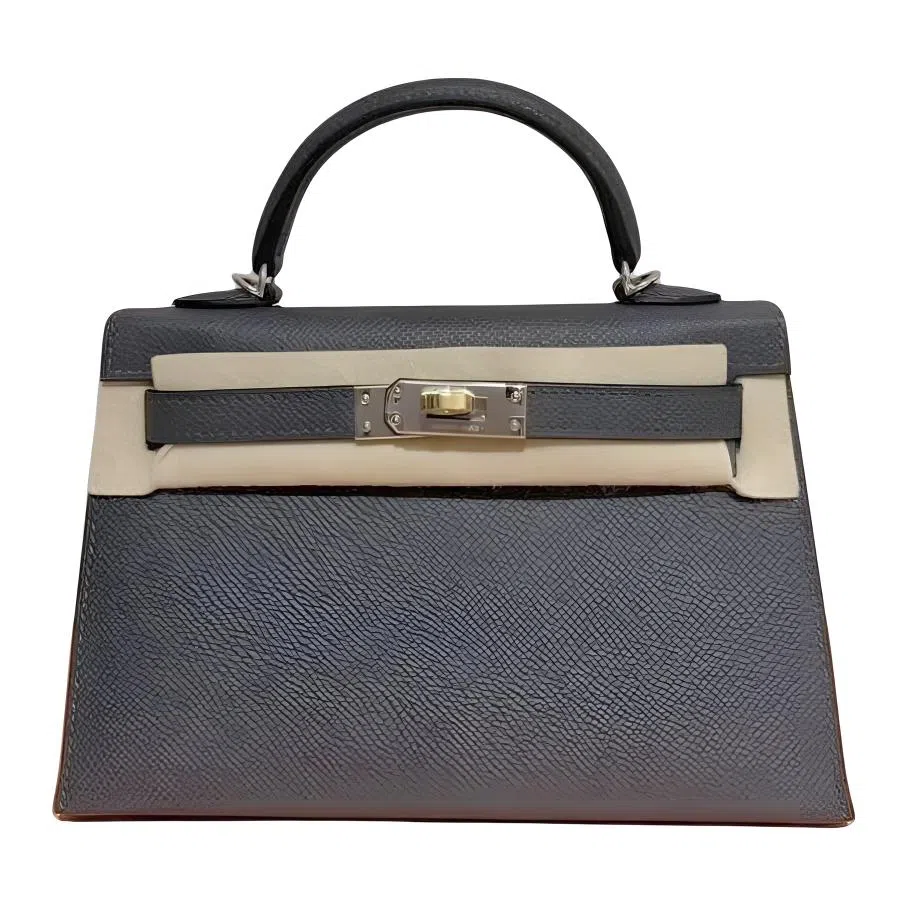 HERMES Mini Kelly Epsom 85 Ardoise