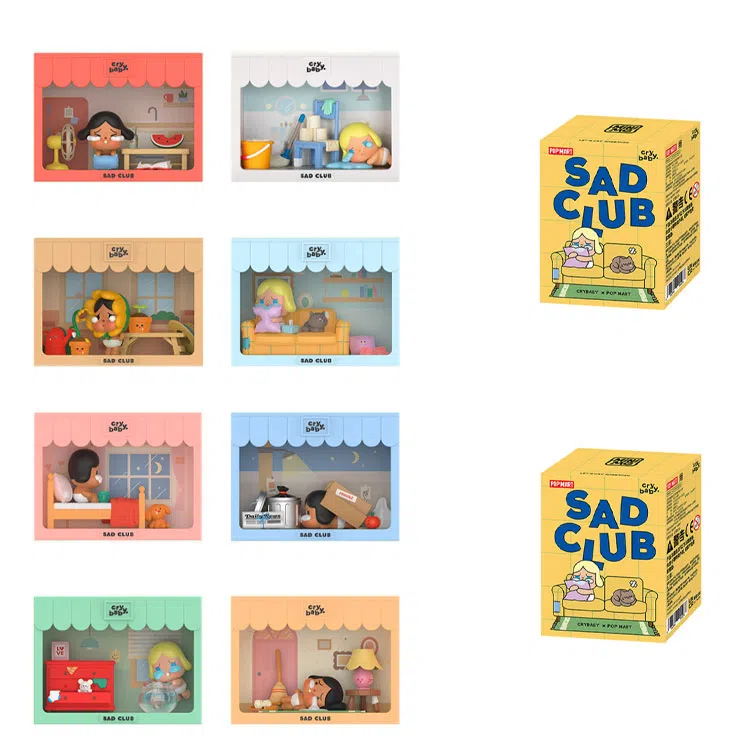POP MART Crybaby Sad Club Series Blind Box