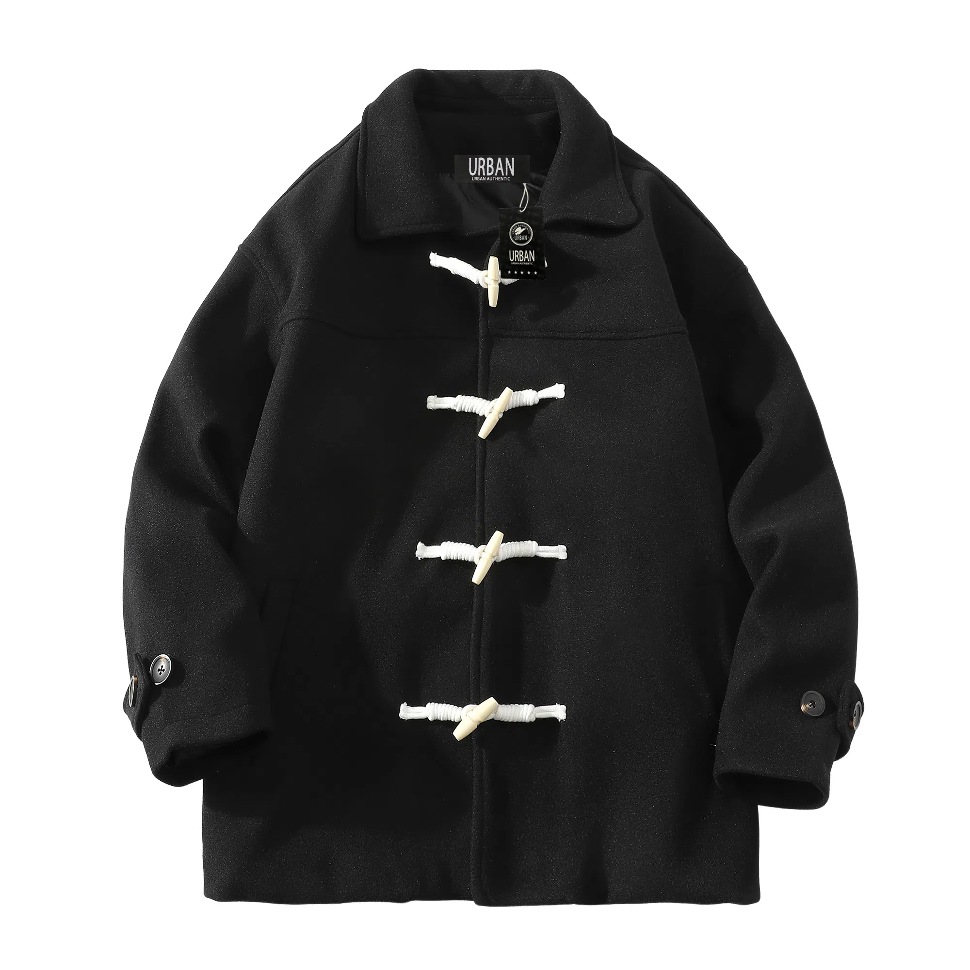 URBAN AUTHENTIC Mid-Length Duffle Coat