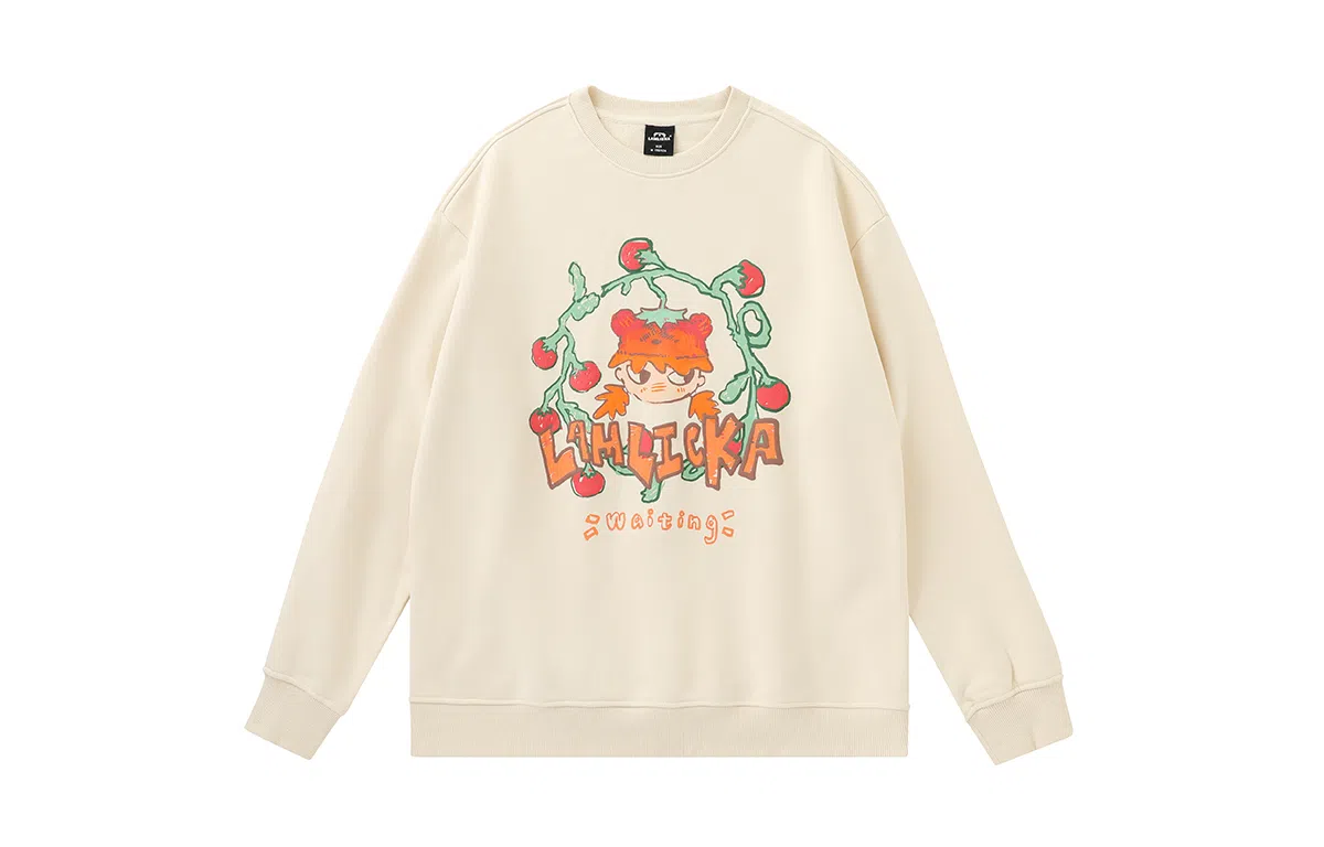 LAMLICKA Cartoon Print Sweatshirt