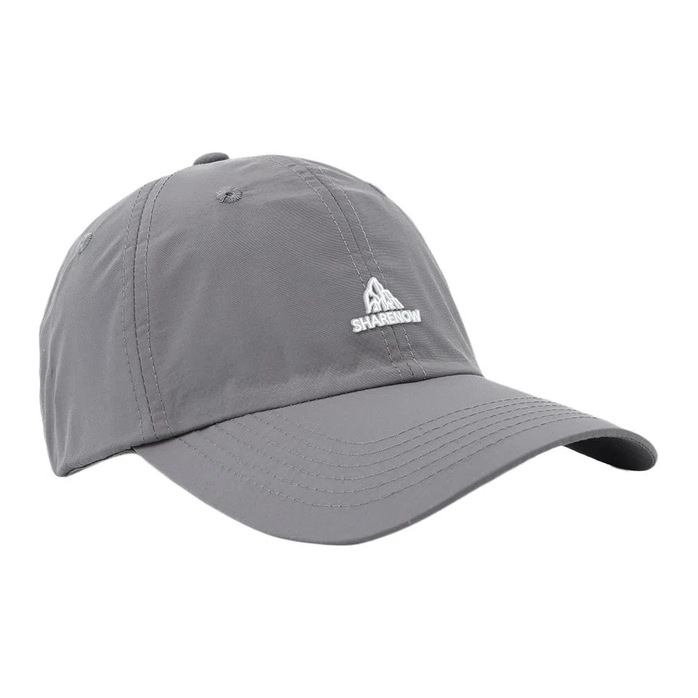 红豆 软顶休闲透气薄款嘻哈雪山刺绣 聚酯纤维 鸭舌帽 男女同款情侣款