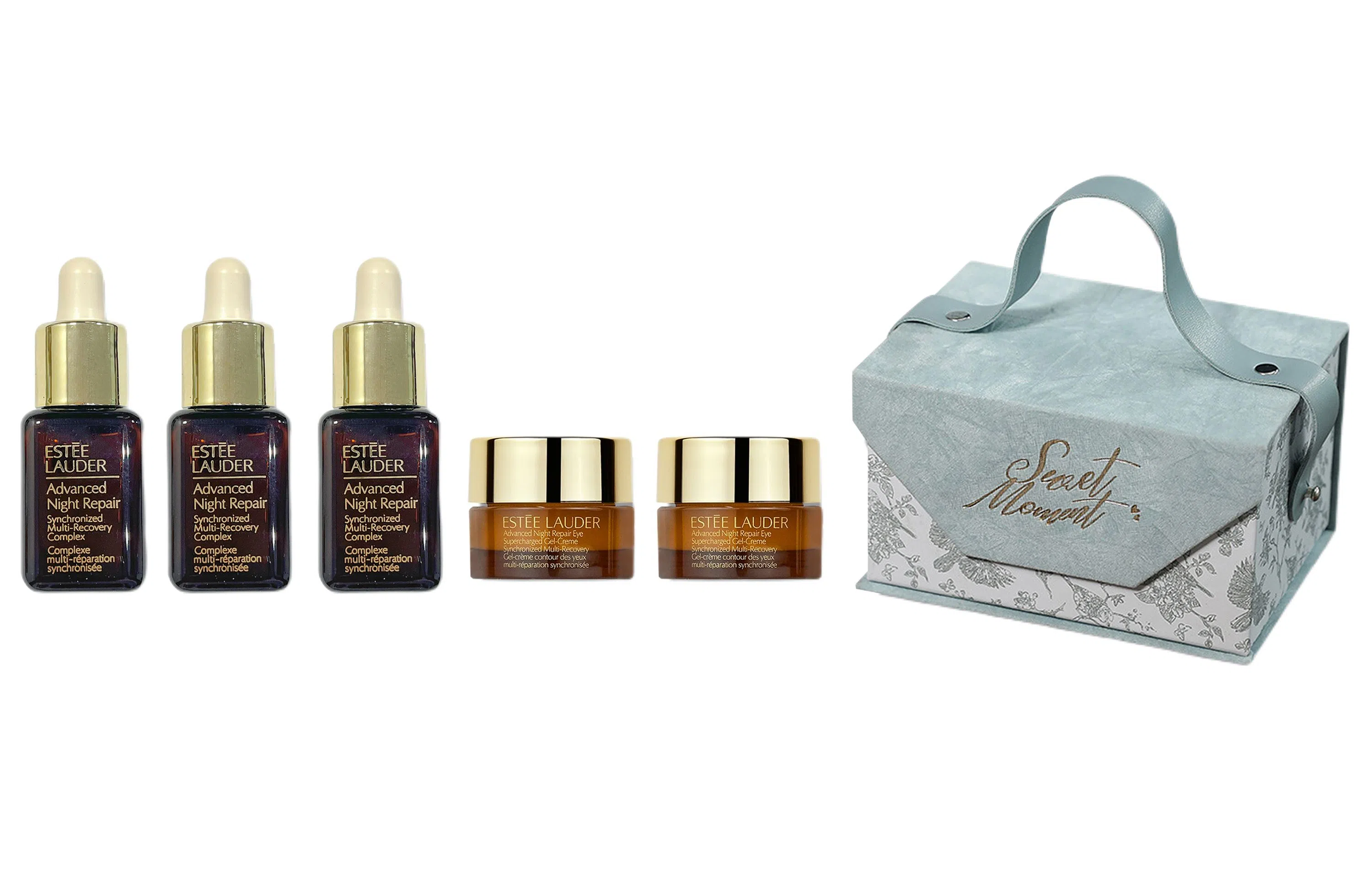 雅诗兰黛 新中式蓝礼盒 护肤套装 修护保湿紧致舒缓