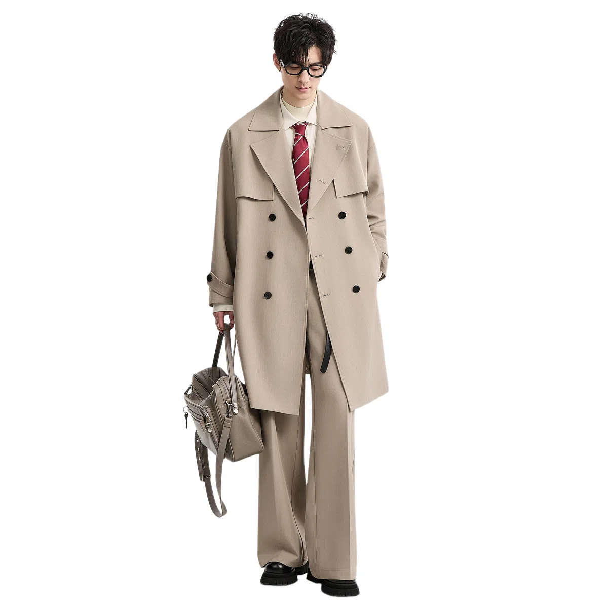 EARL JOEL Classic Trench Coat