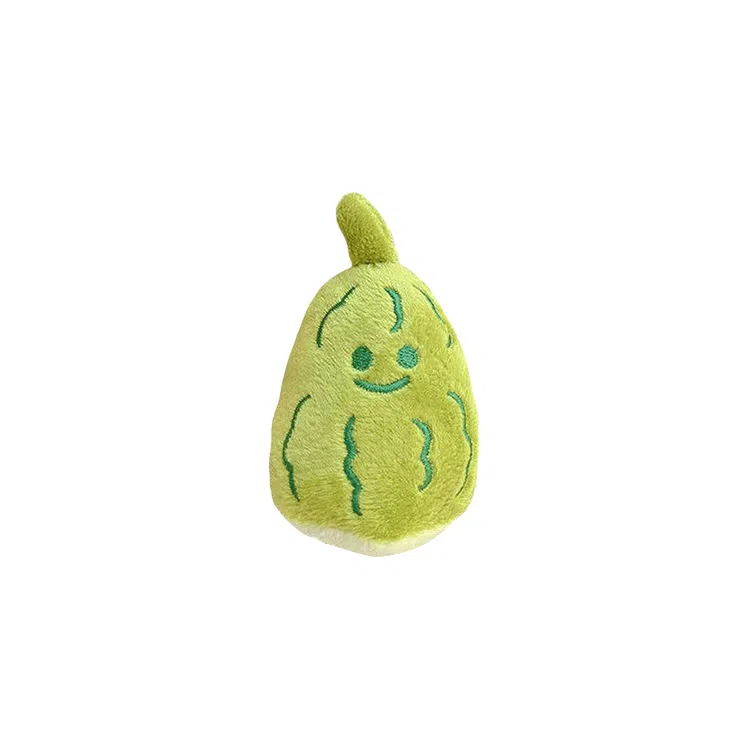 玄唐 西兰花玉米仿蔬菜毛绒玩具钥匙扣可爱娃娃包包配饰 聚酯纤维 挂件 男女同款情侣款