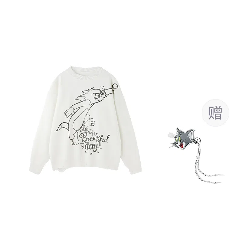 BJHG x Tom and Jerry Oversize Sweater