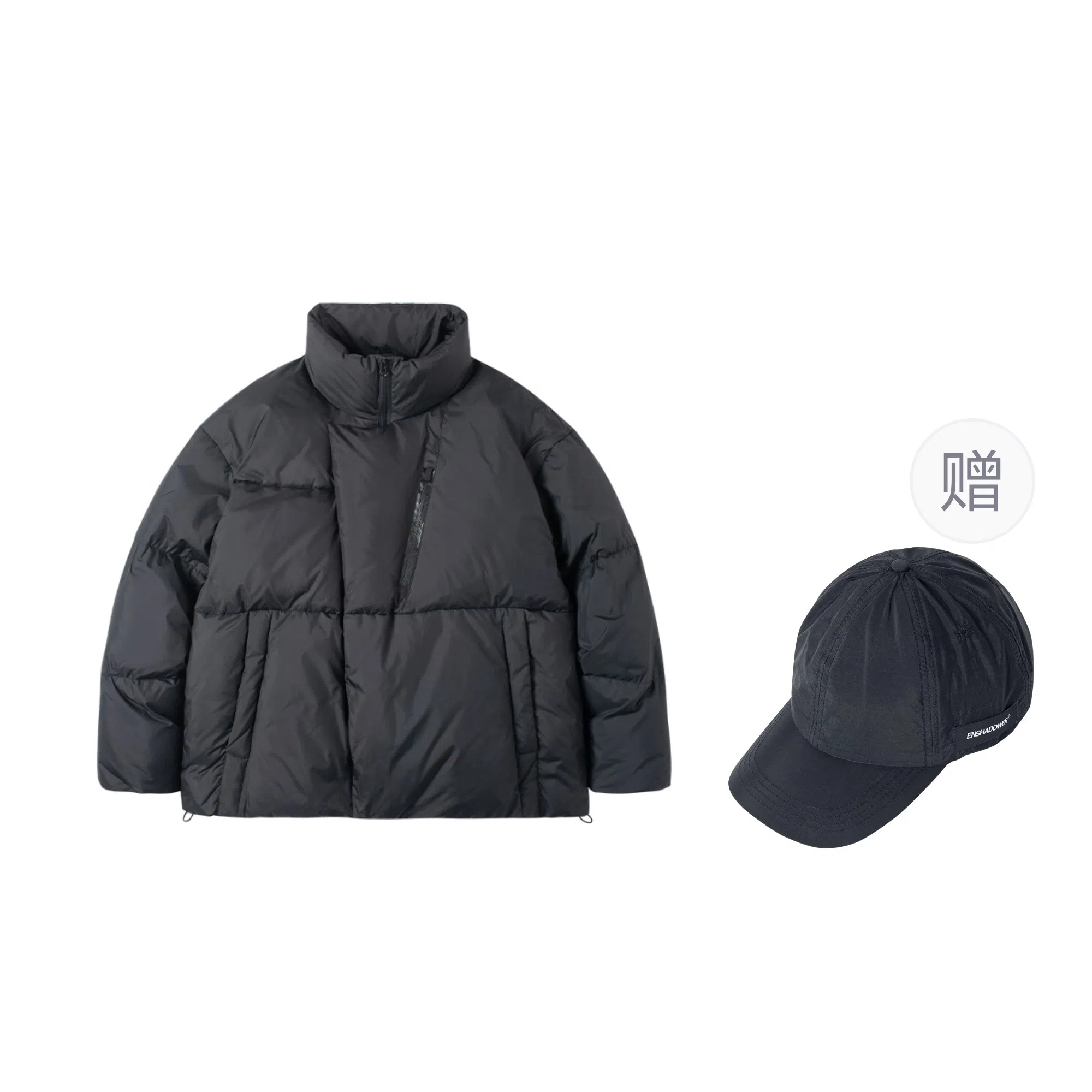 ENSHADOWER Quilted Down Jacket Military Green