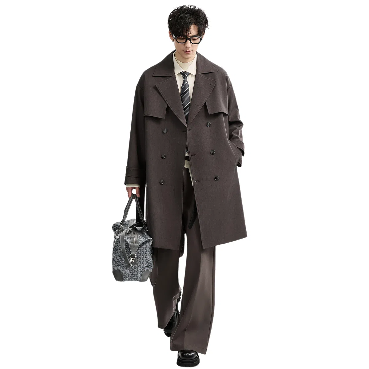 EARL JOEL Classic Trench Coat