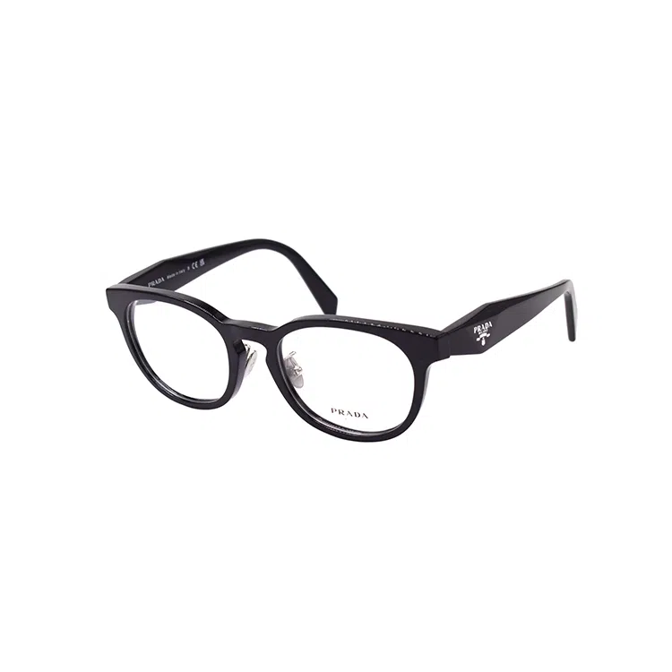 Prada Catwalk Round Optical Glasses Black