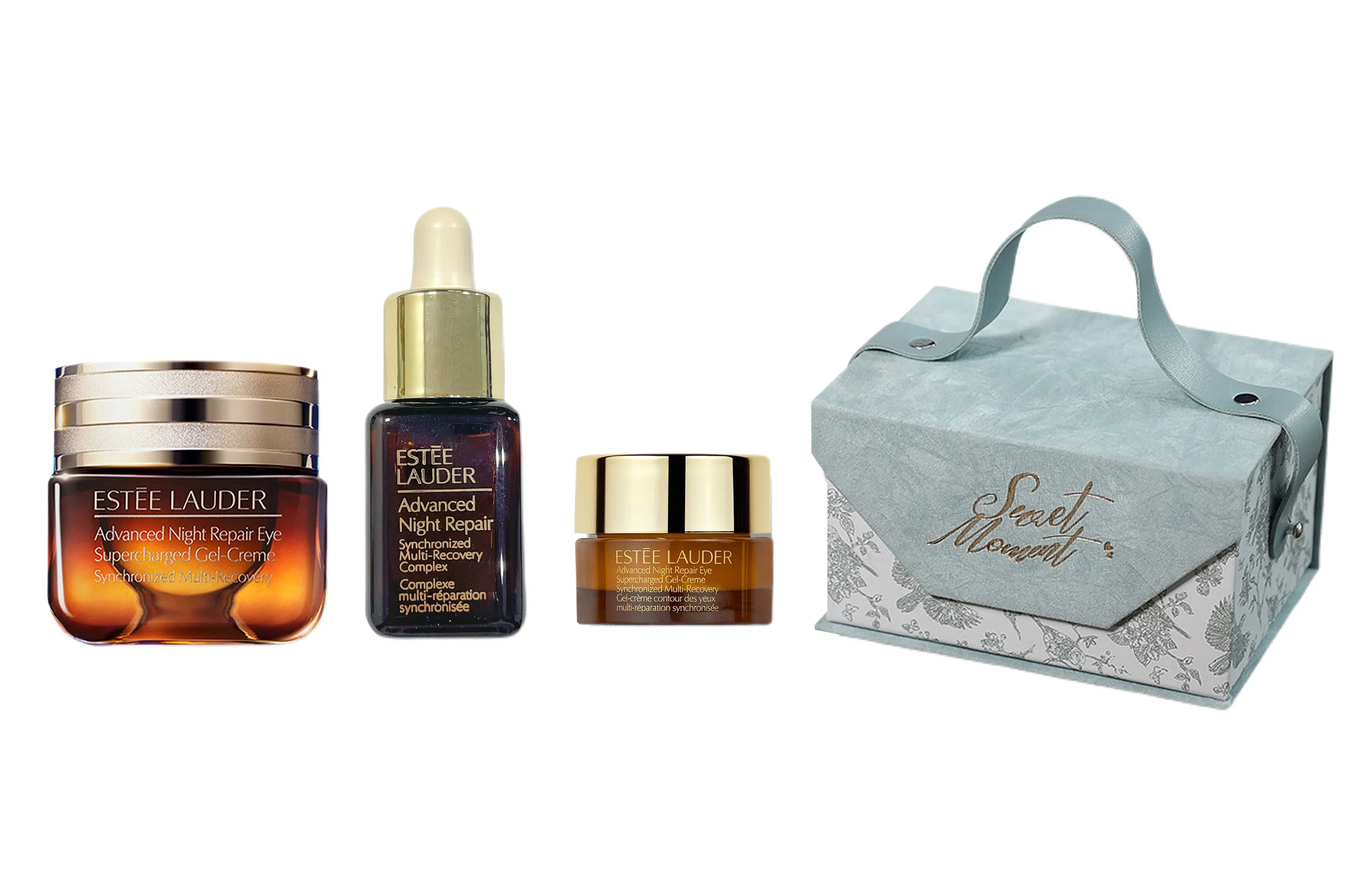 雅诗兰黛 新中式蓝礼盒 护肤套装 修护保湿紧致舒缓