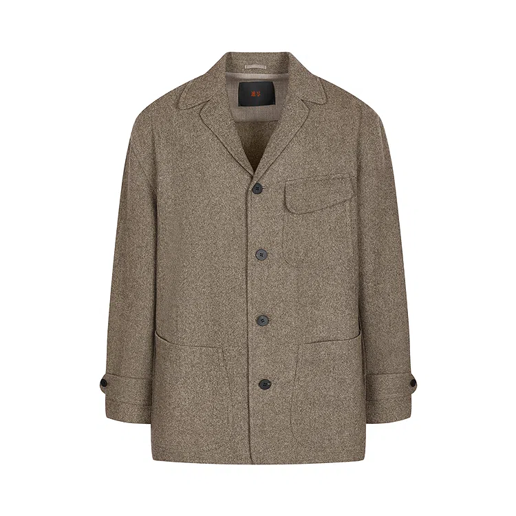 速写 休闲毛呢潮流西装 男款