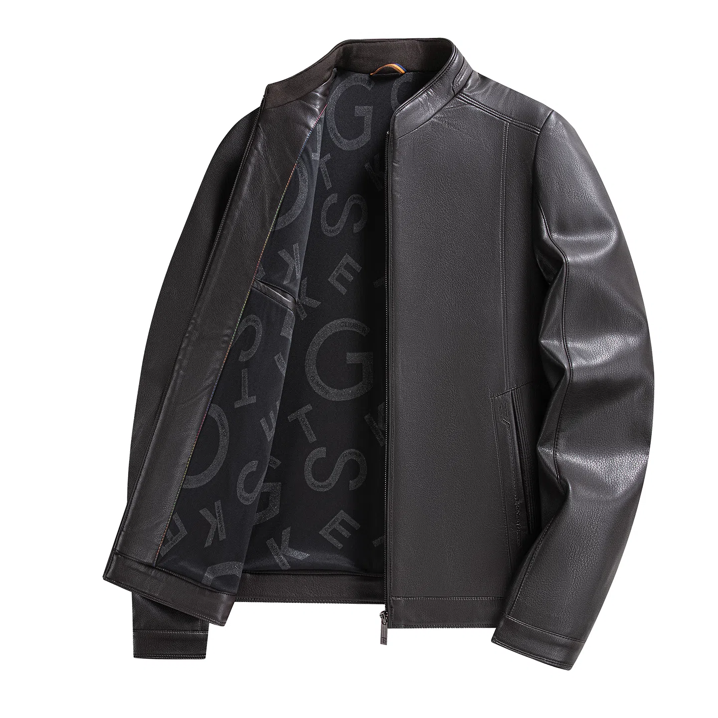 老爷车 复古经典挺阔有型易打理时尚潮流品牌简约接头酷帅休闲百搭舒适耐穿外套基础款夹克皮衣 男款