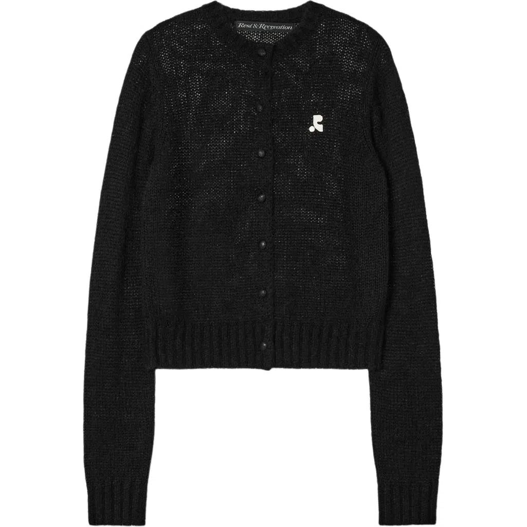 RestRecreation FW25 BUTTON HOLE KNIT CARDIGAN