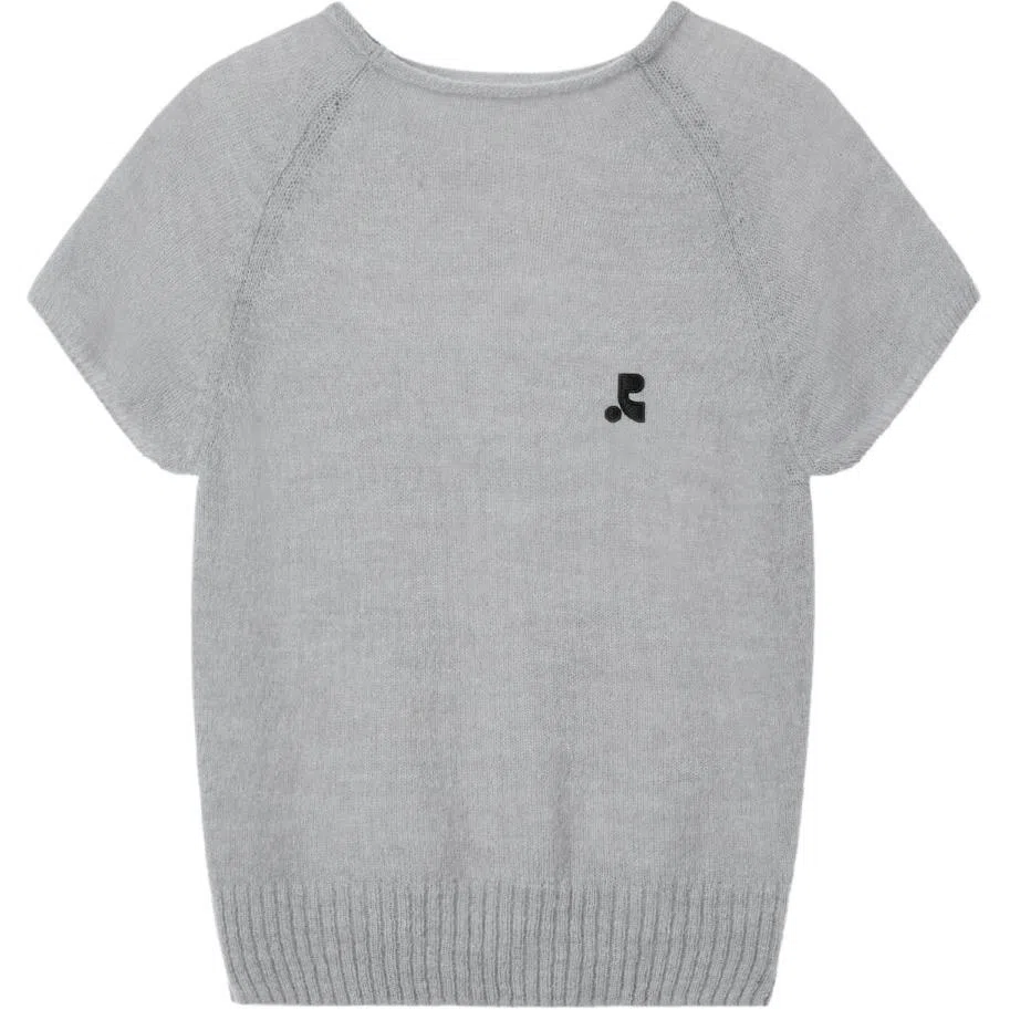 RestRecreation FW25 RAGLAN HALF SLEEVE KNIT TOP