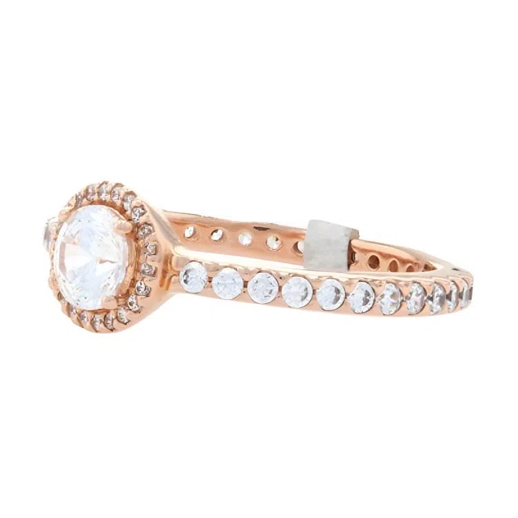 Pandora 925 Silver Ring Rose Gold