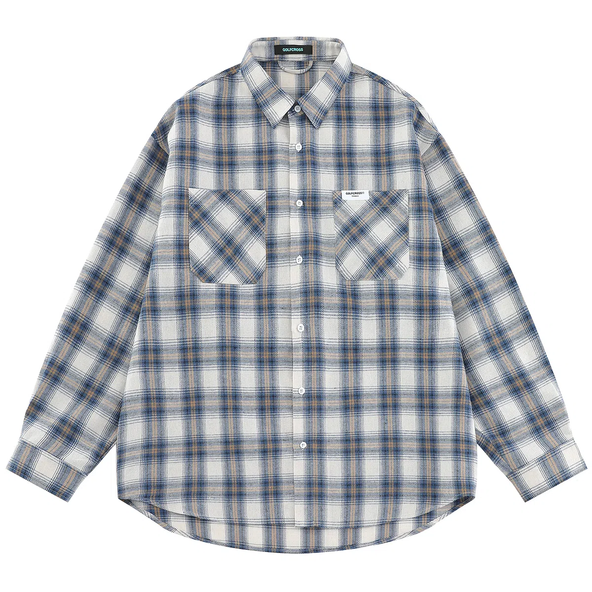 GOLFCROSS Retro Plaid Shirt