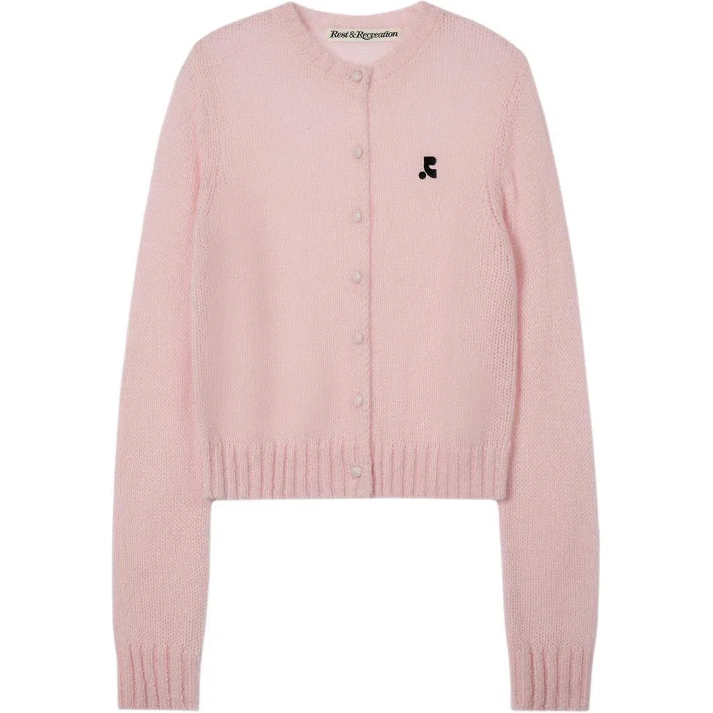 RestRecreation FW25 BUTTON HOLE KNIT CARDIGAN