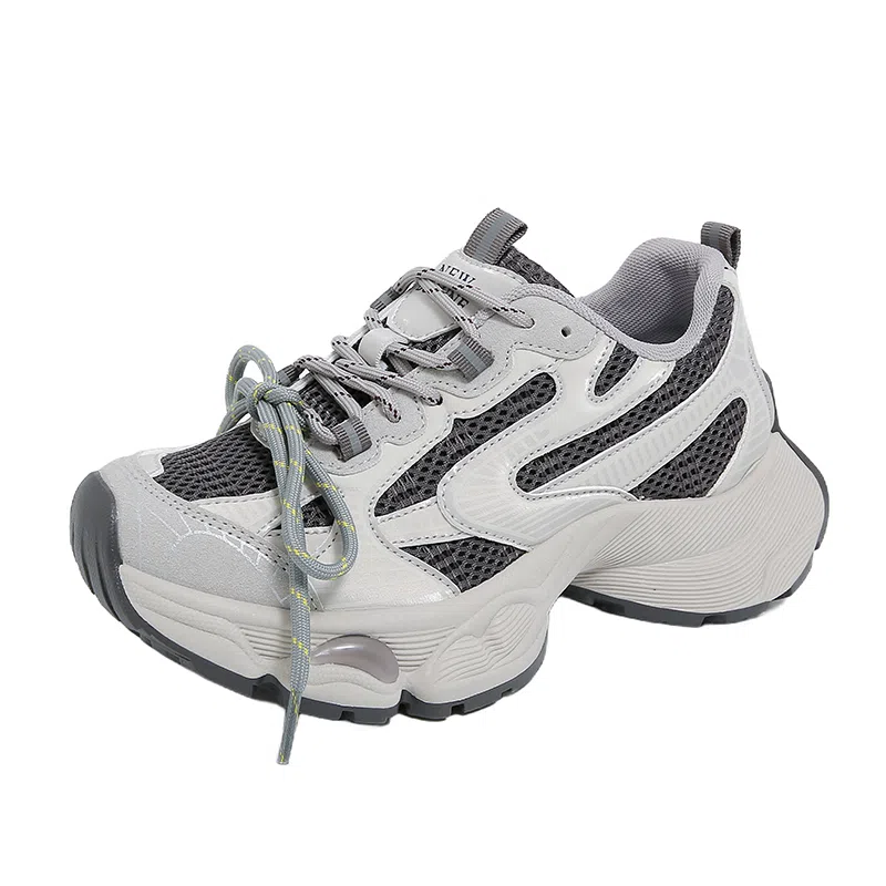 TELENT Mesh Low-Top Thick Sole Sneakers