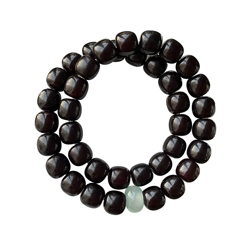 聆听花开 精致简约国风古典新中式复古小众个性轻奢高级感民族风国潮文玩佛珠饰品念珠招财进宝#好运 菩提根 手串 男女同款情侣款