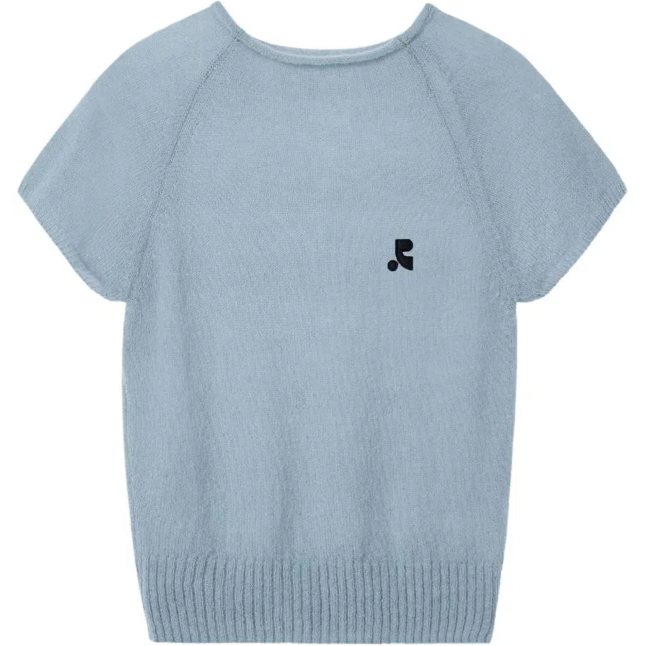 RestRecreation FW25 RAGLAN HALF SLEEVE KNIT TOP