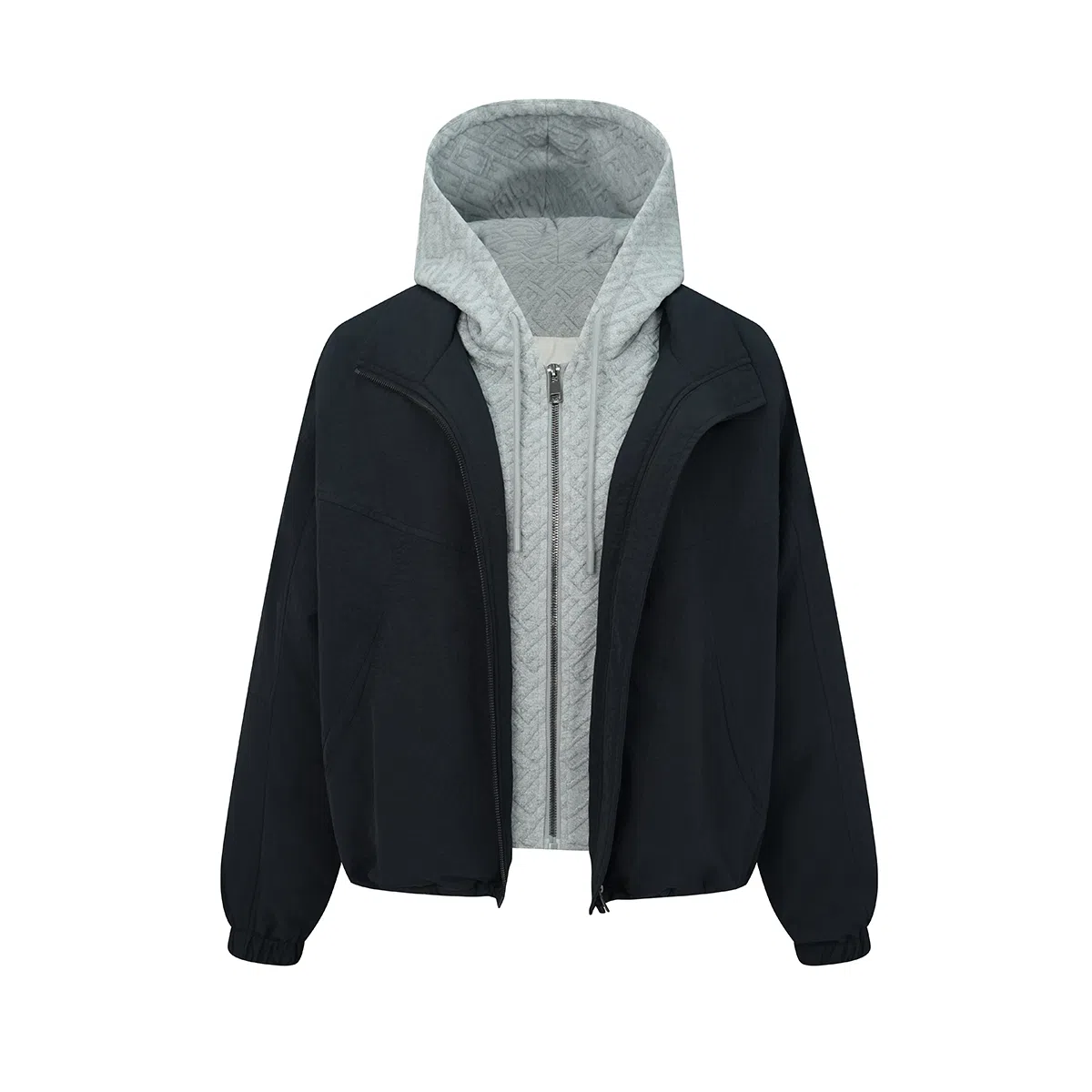 鸭鸭 假两件连帽冬季休闲百搭羽绒服 女款