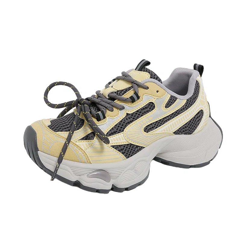 TELENT Mesh Low-Top Thick Sole Sneakers