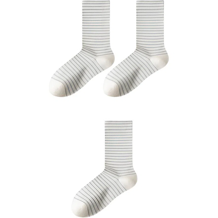 妮轻 纯棉春秋春夏中筒袜 女款