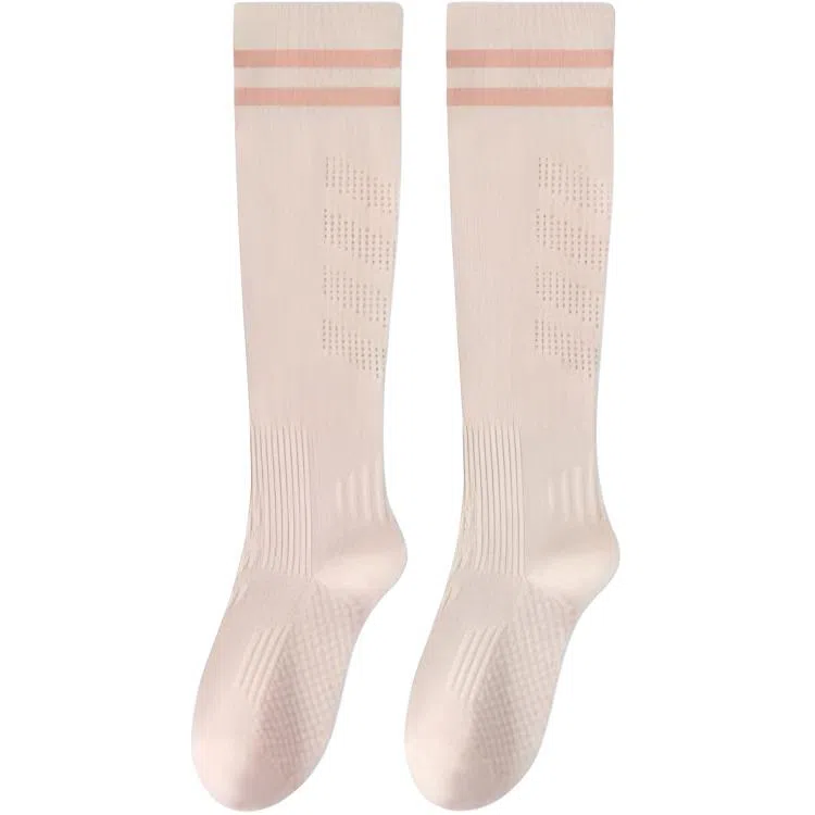 妮轻 网眼健身跳绳高筒袜 女款