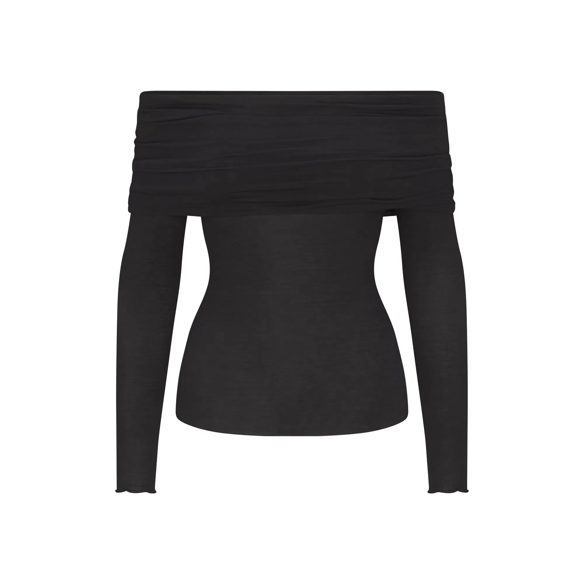 SKIMS SHEER MODAL OFF THE SHOULDER TOP FW25T