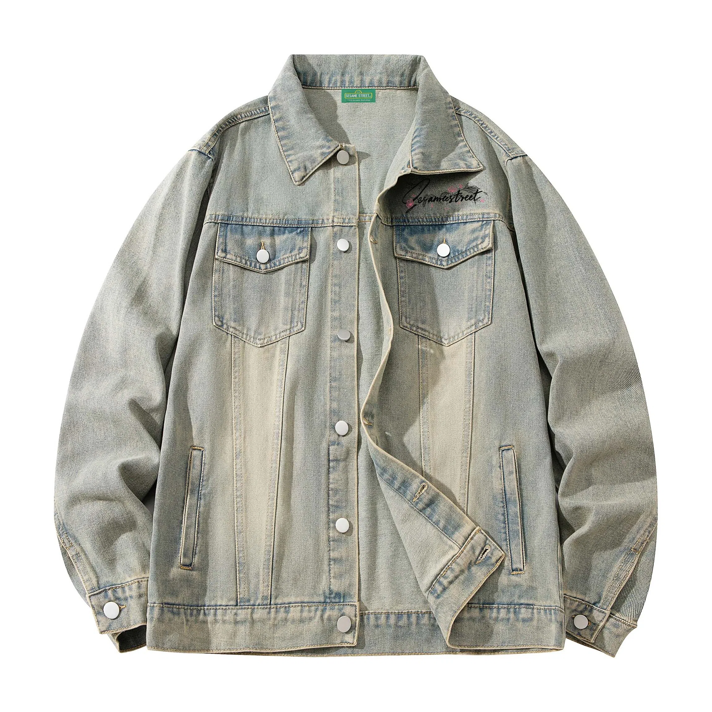 SESAME STREET Logo Denim Jacket