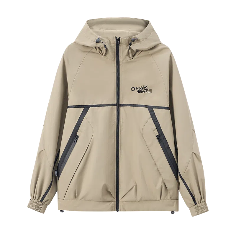 鬼洗 拼接宽松休闲常规夹克 男款