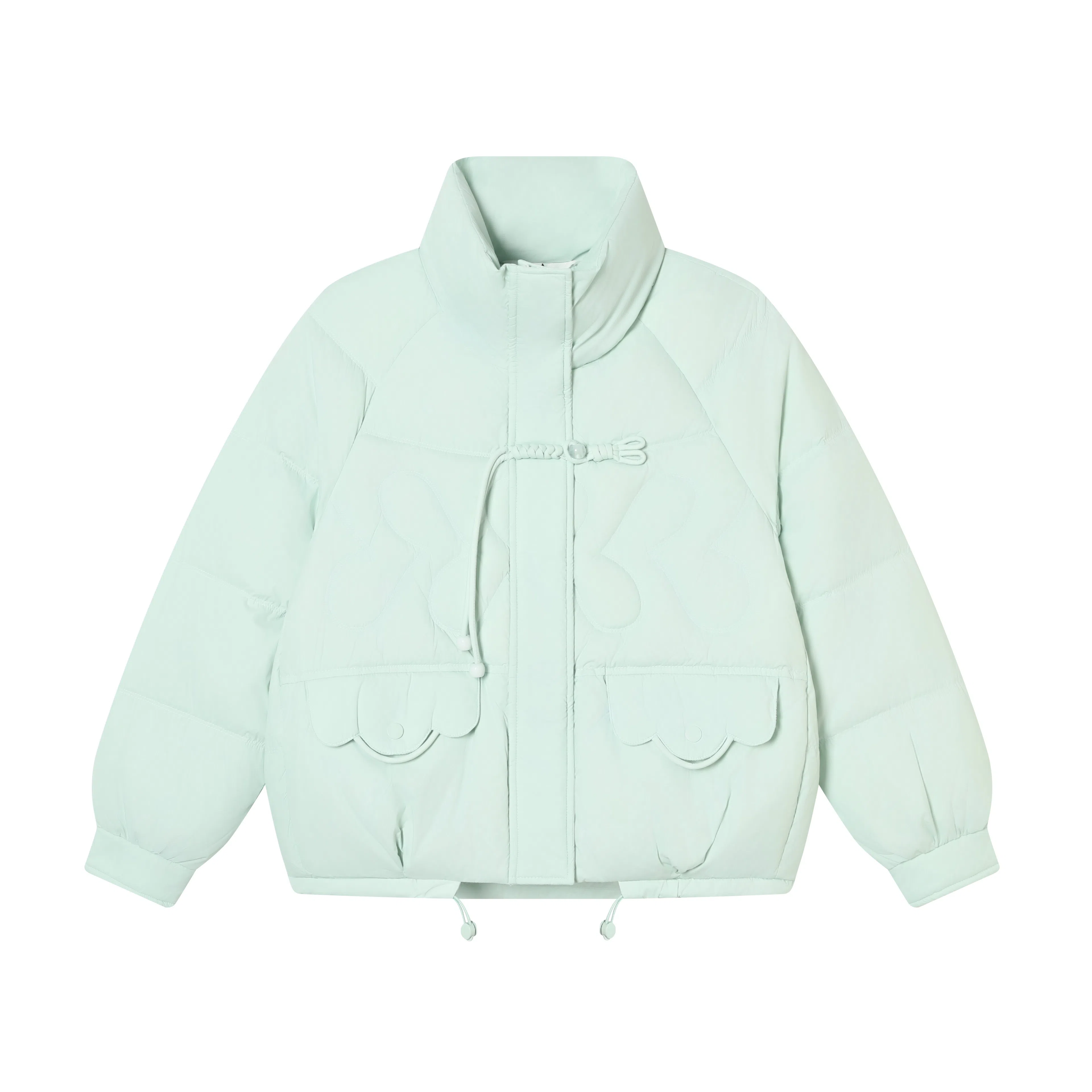 鸭鸭 时尚百搭可爱少女学生日常通勤宽松立领柔软舒适保暖轻盈羽绒服 女款