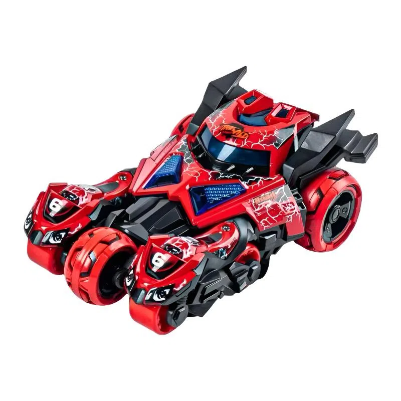 欧洛伊 炫酷帅气三合一弹射战车 一键顺发合金战车 惯性回力摩托 玩具仿真车收藏车模