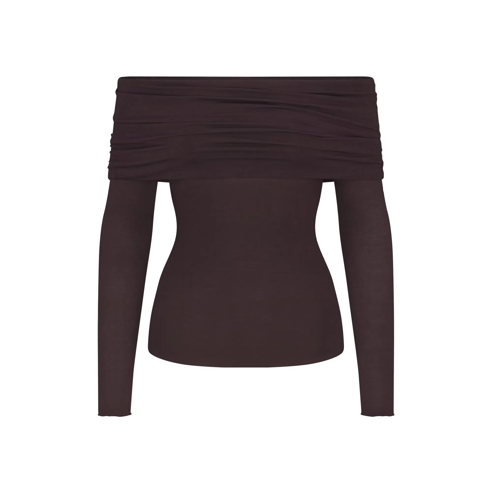 SKIMS SHEER MODAL OFF THE SHOULDER TOP FW25T