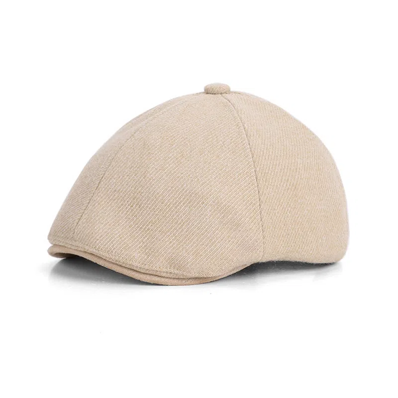 山一丸 秋冬复古前进时尚百搭文艺显脸小 聚酯纤维 贝雷帽 女款