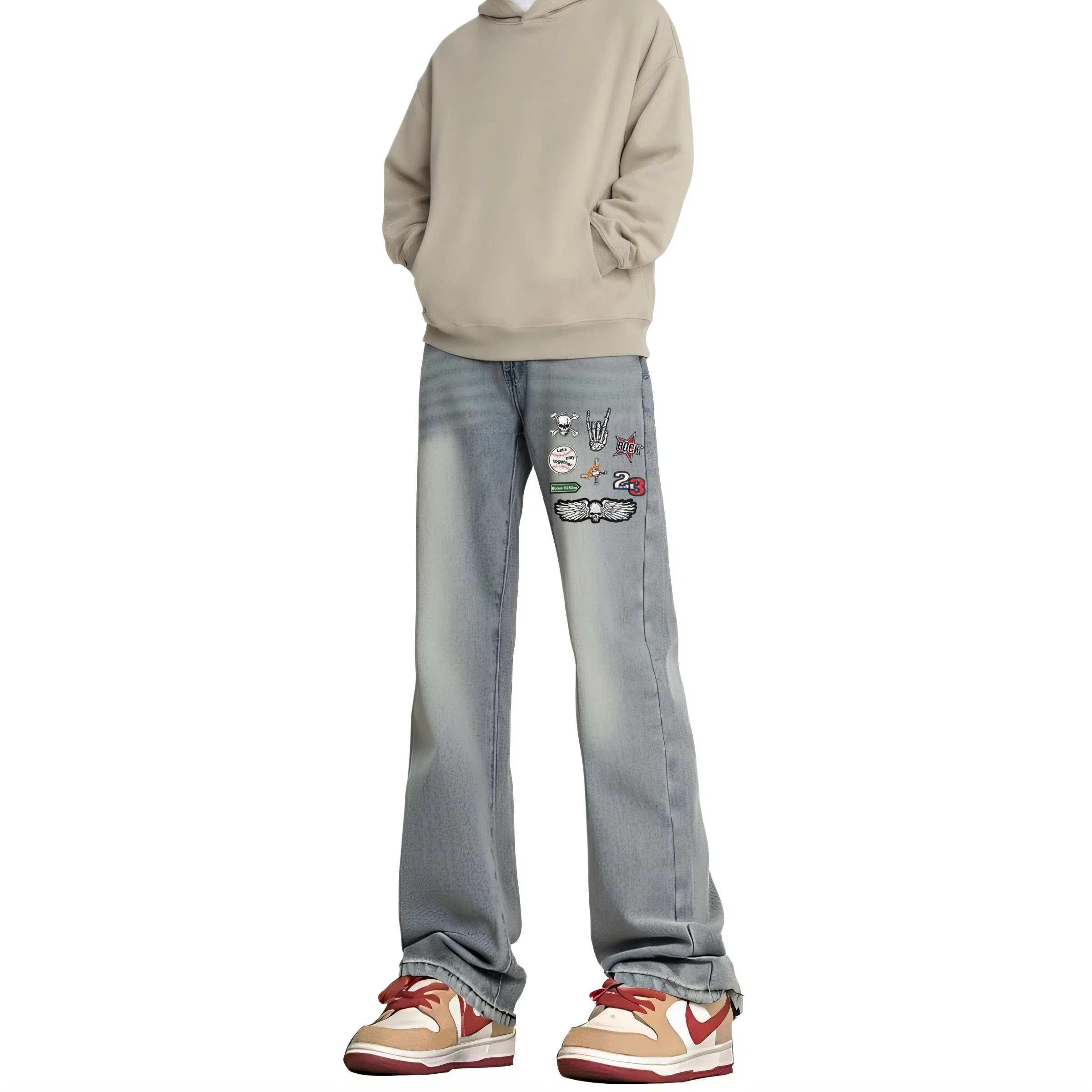 AMBER LIGHT Cleanfit Heavyweight Denim Pants