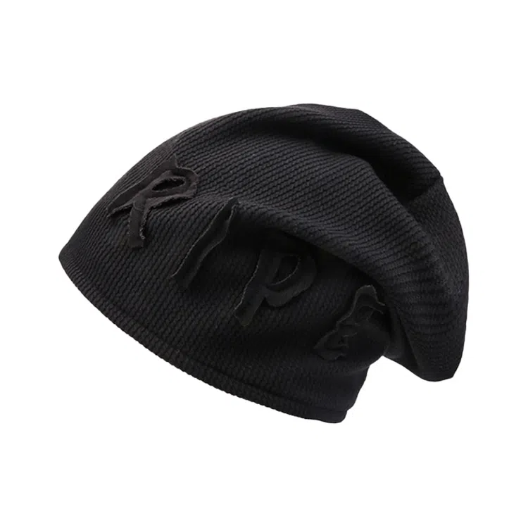 浪莎 日系简约纯色包头帽子大头围显脸小冷帽复古百搭针织 聚酯纤维 绒线帽 男女同款情侣款