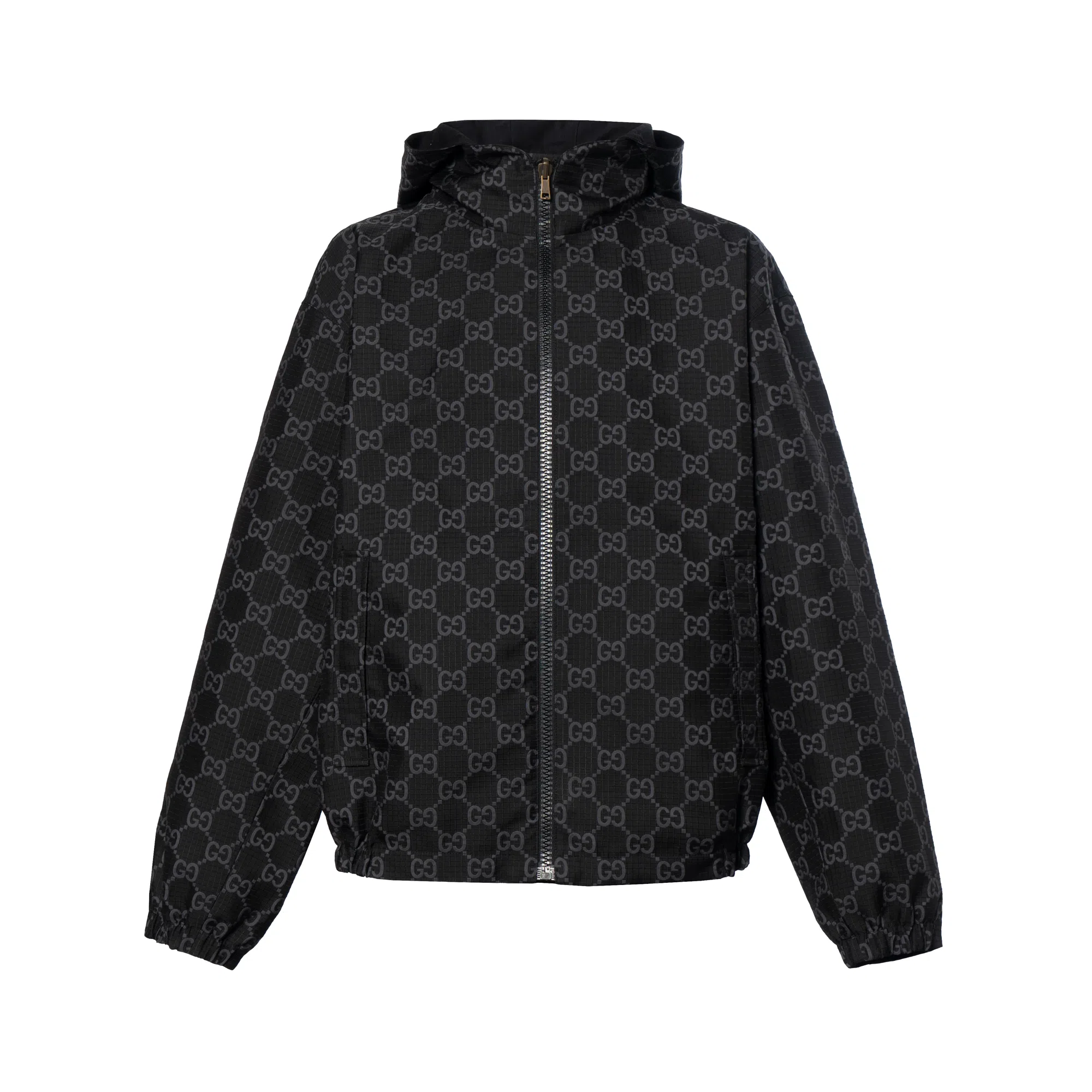 Gucci FW23 Letter Logo Jacket Black