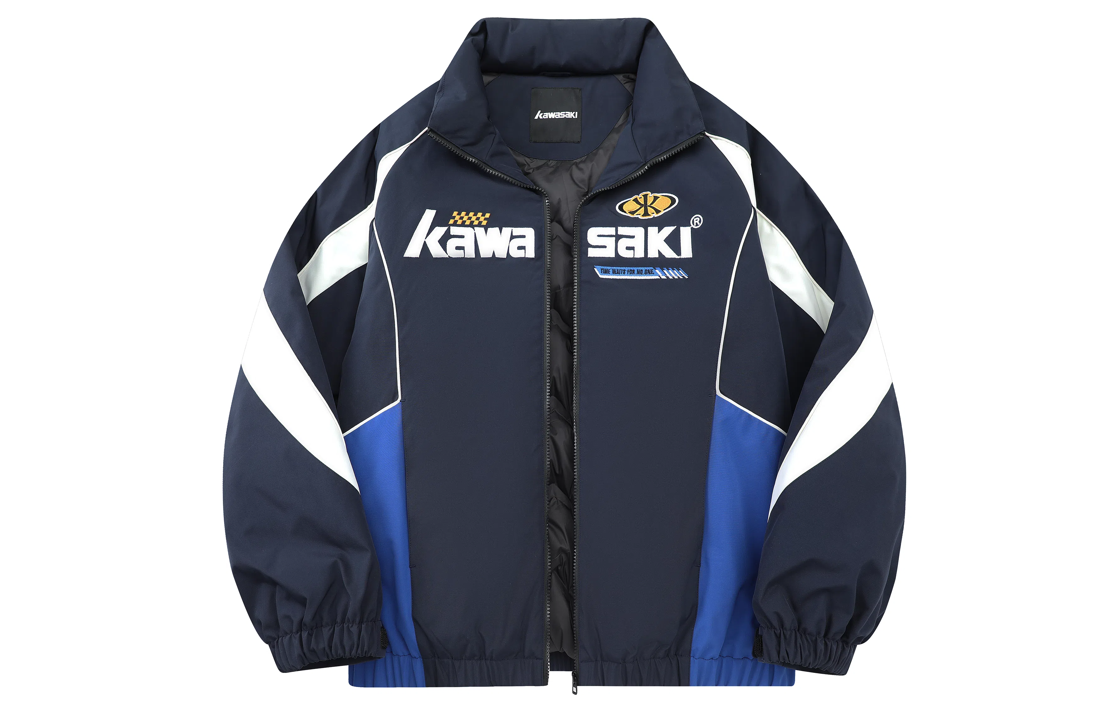 Kawasaki 90 Duck Down Retro Embroidered Puffer Jacket