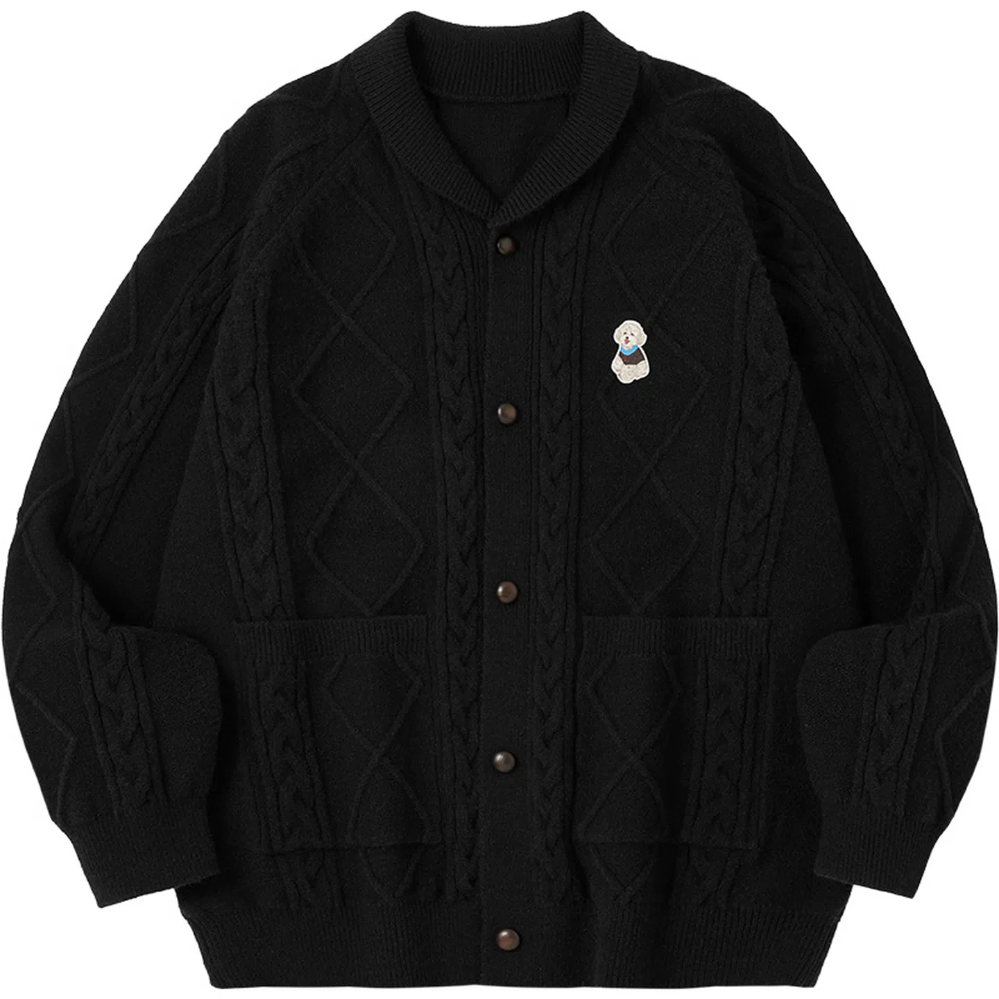 PSO Brand V-Neck Cardigan