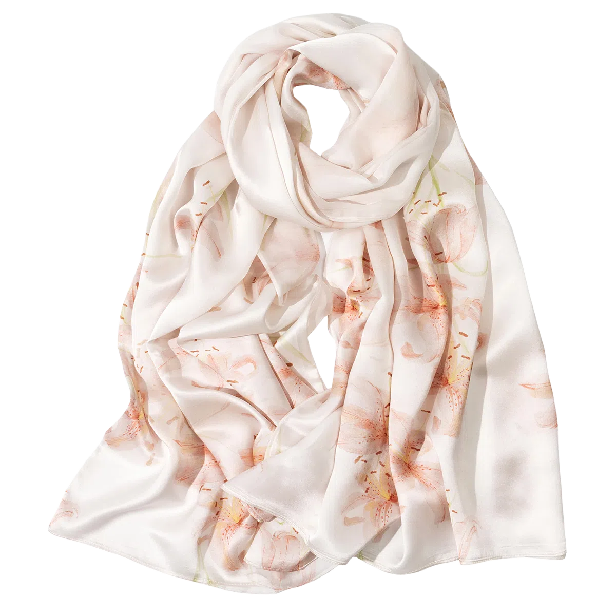 一米画纱 古典国风精致优雅迷梦迷情双层真丝高档气质长款披肩 桑蚕丝 丝巾 女款