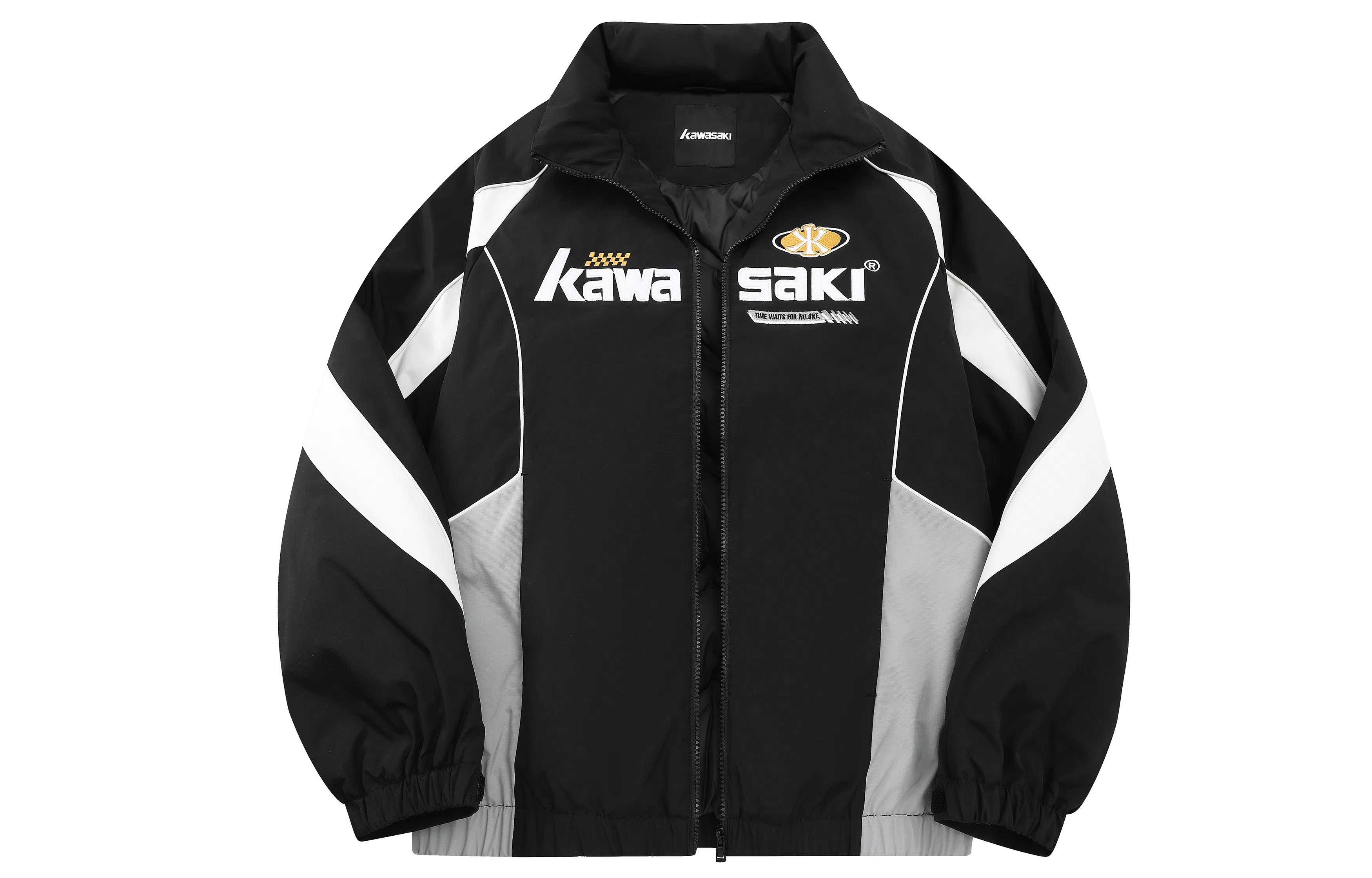 Kawasaki 90 Duck Down Retro Embroidered Puffer Jacket