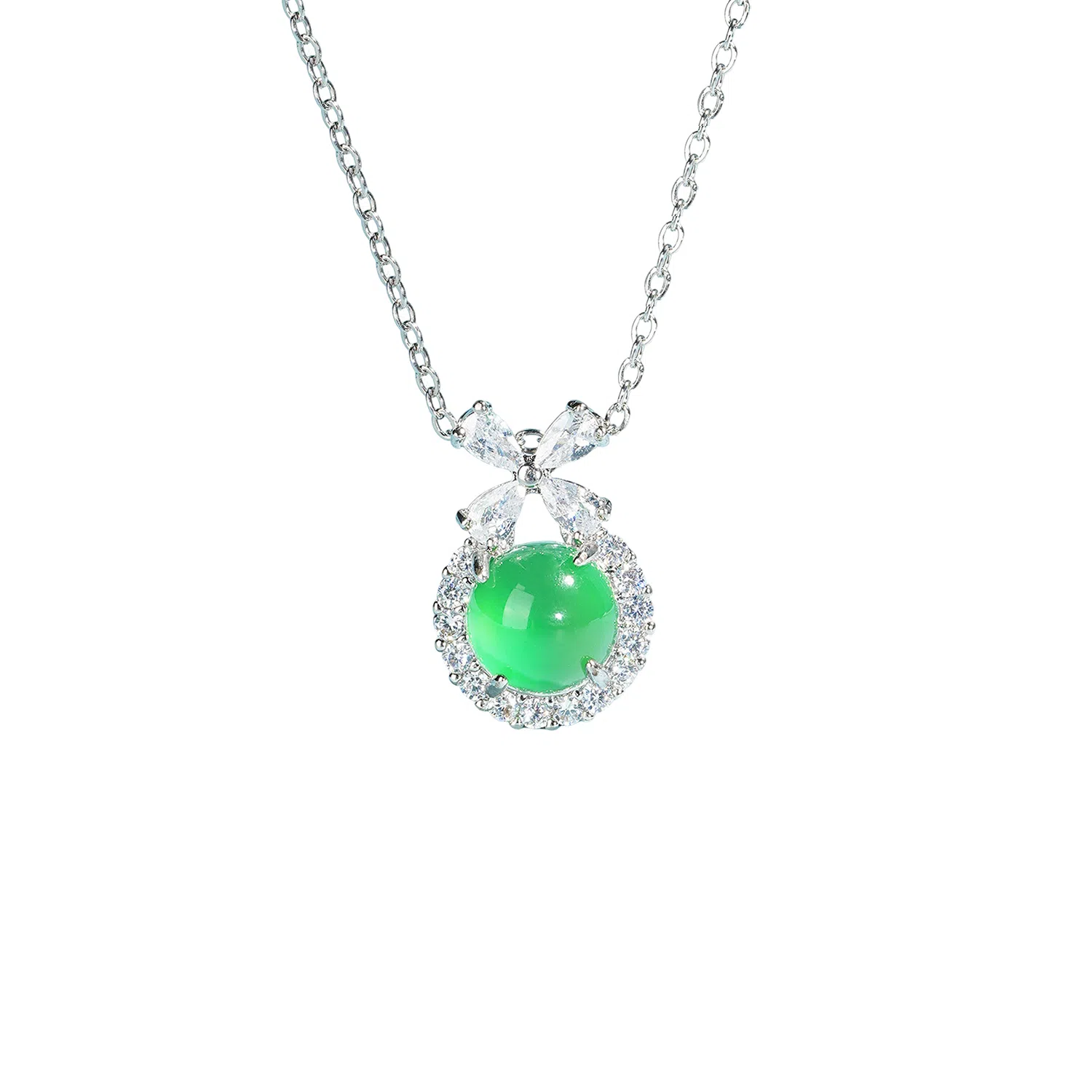 琢玉居 逃公主清新蛋面轻奢 琉璃 吊坠 女款