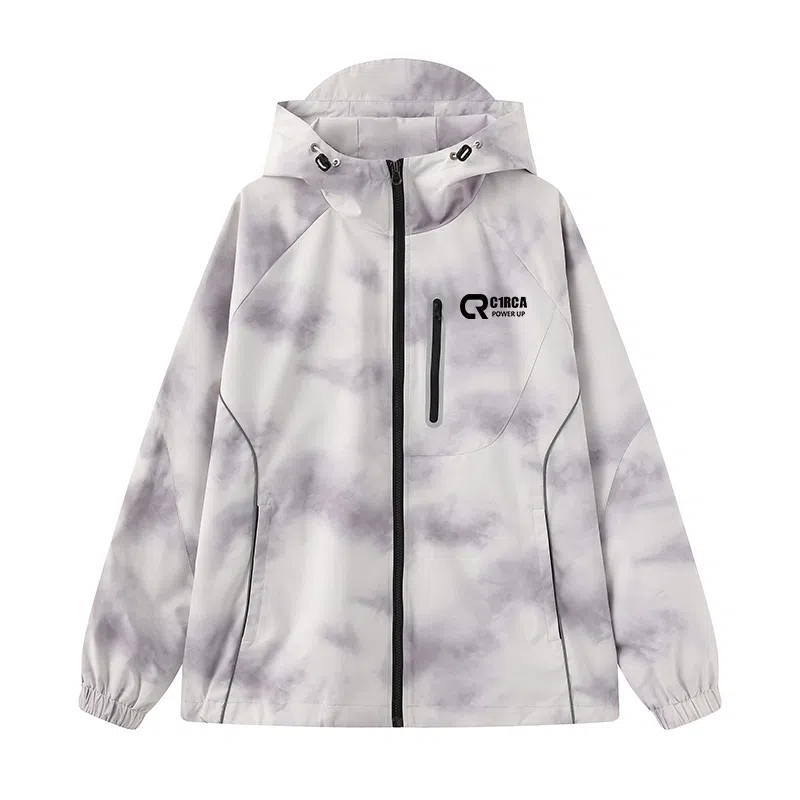C1RCA Mountain Outdoor Tie-Dye Windbreaker Jacket